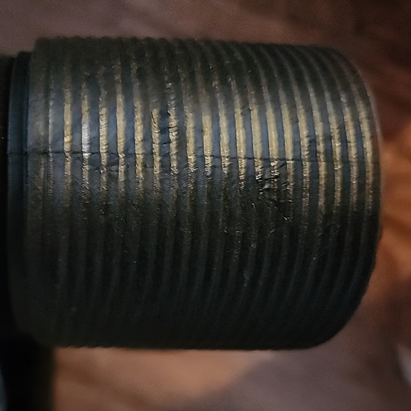 New Rouje Black Suede Knee High Chunky Heel Moto Grunge Pull Up Zip Boot 7 1/2 - Picture 10 of 12